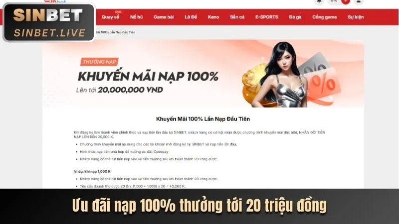 Hoàn trả hàng ngày tại 66vnd